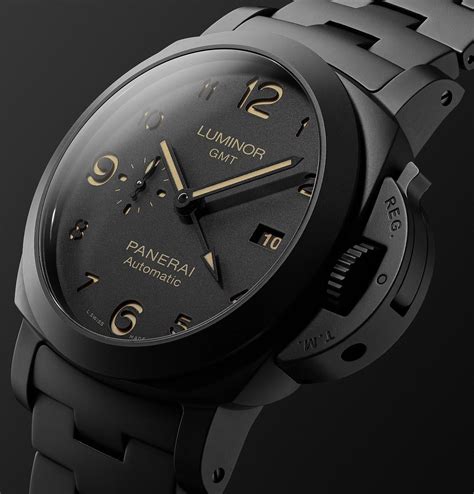 panerai luminor tuttonero for sale|panerai luminor gmt 44mm price.